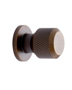 Manor Round Knopp - Antik Mässing