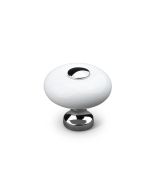 Tods Knopp - Porslin / Krom