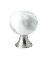 Bead Straight knopp - Grå Marmor - Furnipart