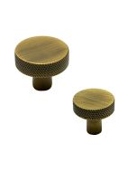 Flat knopp - Antik brons - Beslag Design